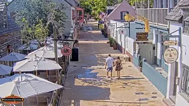 सेंट जॉर्ज सेंट, सेंट ऑगस्टीन, फ़्लोरिडा लाइव वेबकैम प्रसारण