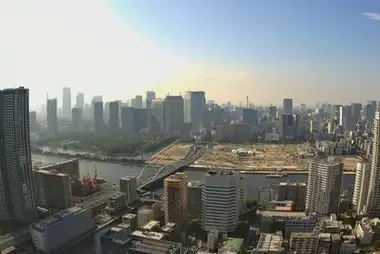 Coucher de soleil à Tokyo, Japon