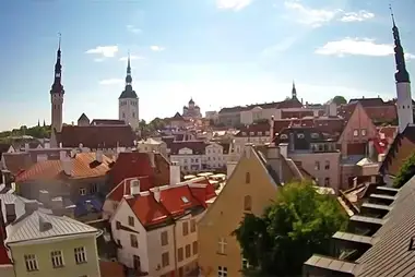 Live view of Tallinn's Old Town