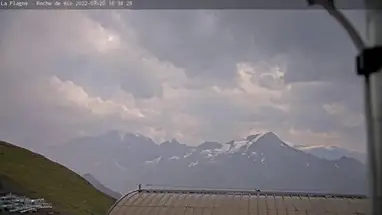 La Plagne Roche de Mio webcam ao vivo