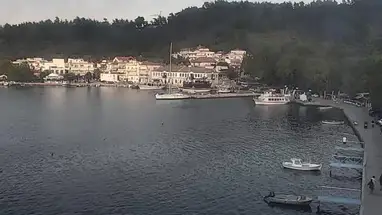 Blick vom Hotel Angelica, Thasos, Griechenland Online-Webcam