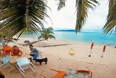 Webcam on Tongson Bay Beach, Koh Samui, Thailand