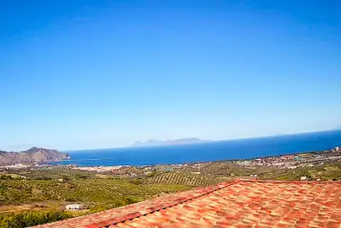 Vista del cabo Tindari, Furnari