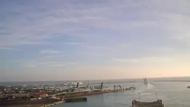 Panorama portu w Trelleborgu kamera na żywo