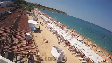 Uchkuevka-strand, Sebastopol online-webcam