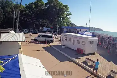 Webcam at the entry to the Uchkuevka beach