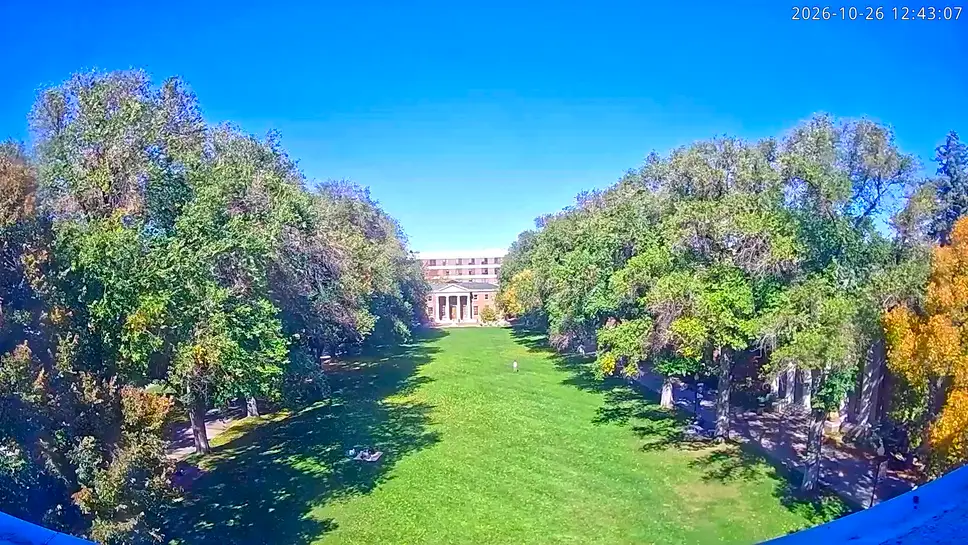Webcam en direct Quadrangle de l'université du Nevada à Reno