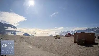 Hubschrauberlandeplatz Uummannaq, Grönland Online-Webcam
