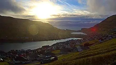 Vágur Town Live, Îles Féroé webcam