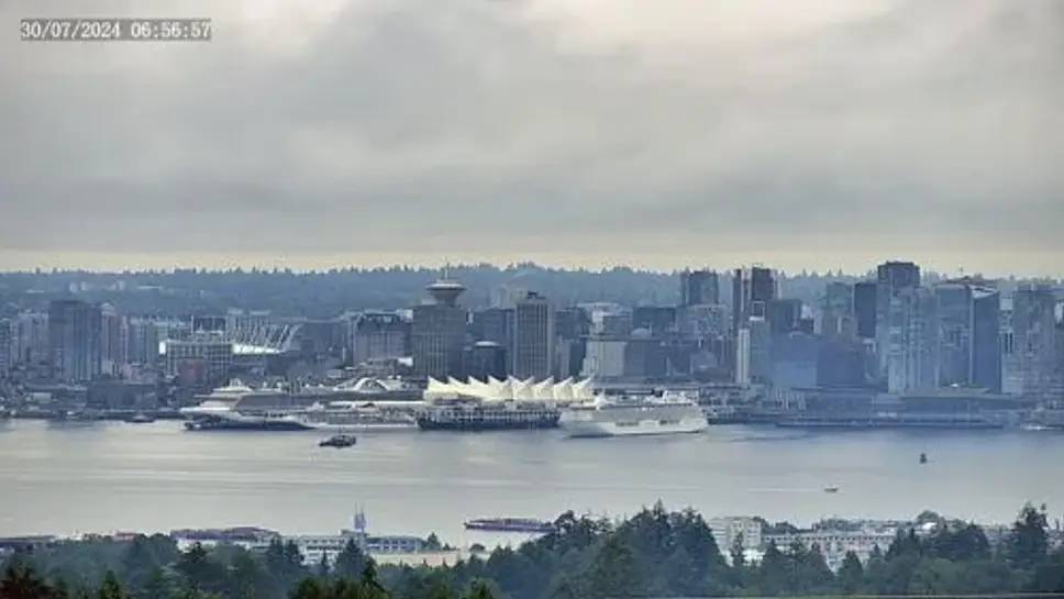 Live cam Vancouver Cruise Ship Cam, BC