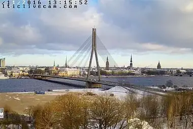 Vanšu Bridge, Riga