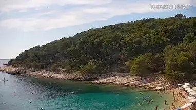 Veli Žal-strand, Lošinj online-webcam