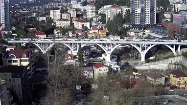 Веб-камера Верещагинский виадук, Сочи. в реальном времени