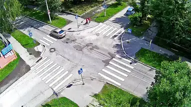 Crossroads of Soldiers-Internationalists - Druzhniy, Biysk Live Cam