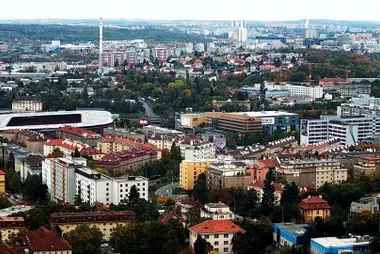 Vršovice e lo stadio dello Slavia, Praga