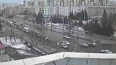 Vysotnaya - Televizorny-straat, Krasnojarsk online-webcam