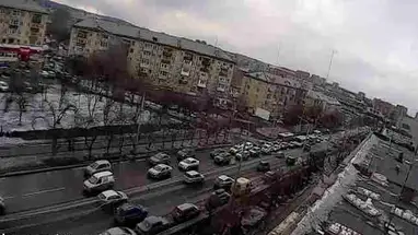 Vysotnaya - Vetluzhanka-straat, Krasnojarsk online-webcam