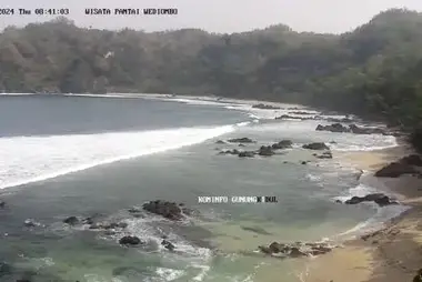 Plaża Wediombo, Indonezja