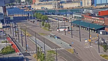 赫尔辛基港 - 西港,北景 在线网络摄像头