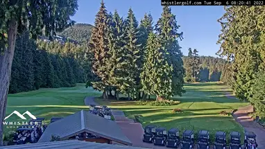 Whistler Golf Club, First hole Live Cam