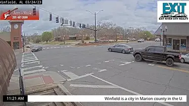 विनफील्ड सिटी, अलबामा लाइव वेबकैम प्रसारण