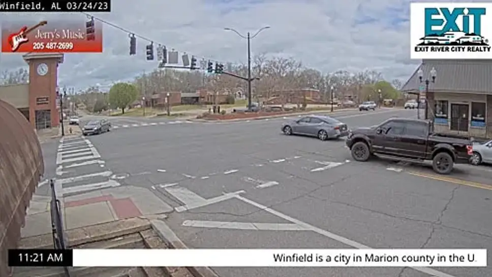 Webcam ao vivo Cidade de Winfield, Alabama