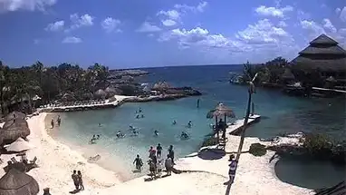 Spiaggia di Xcaret webcam dal vivo