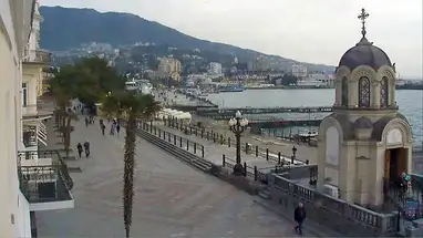 De kust van Jalta online-webcam