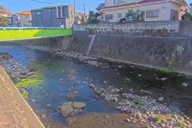 Fiume Yanase al ponte Yomogi, Higashimurayama