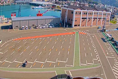 Veerterminal, parkeerterrein, Yawatahama