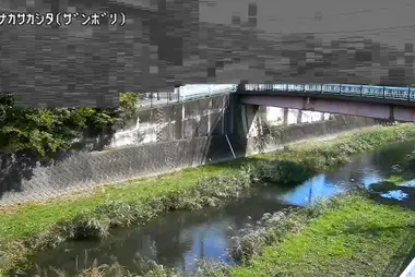Rivière Zanbori à Yamanakasakashita, Tachikawa