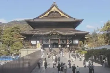 젠코지 사원 나가노, 일본