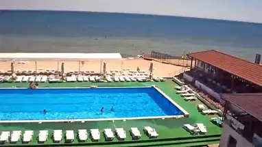 Piscina del sanatorio "Golden Shore", Eupatoria cámara web en vivo