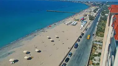 Golden Sands" beach, Yevpatoria, Crimea Live Cam
