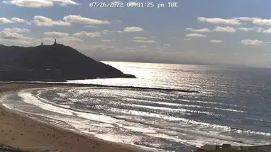 巴斯克自治区祖里奥拉海滩 在线网络摄像头